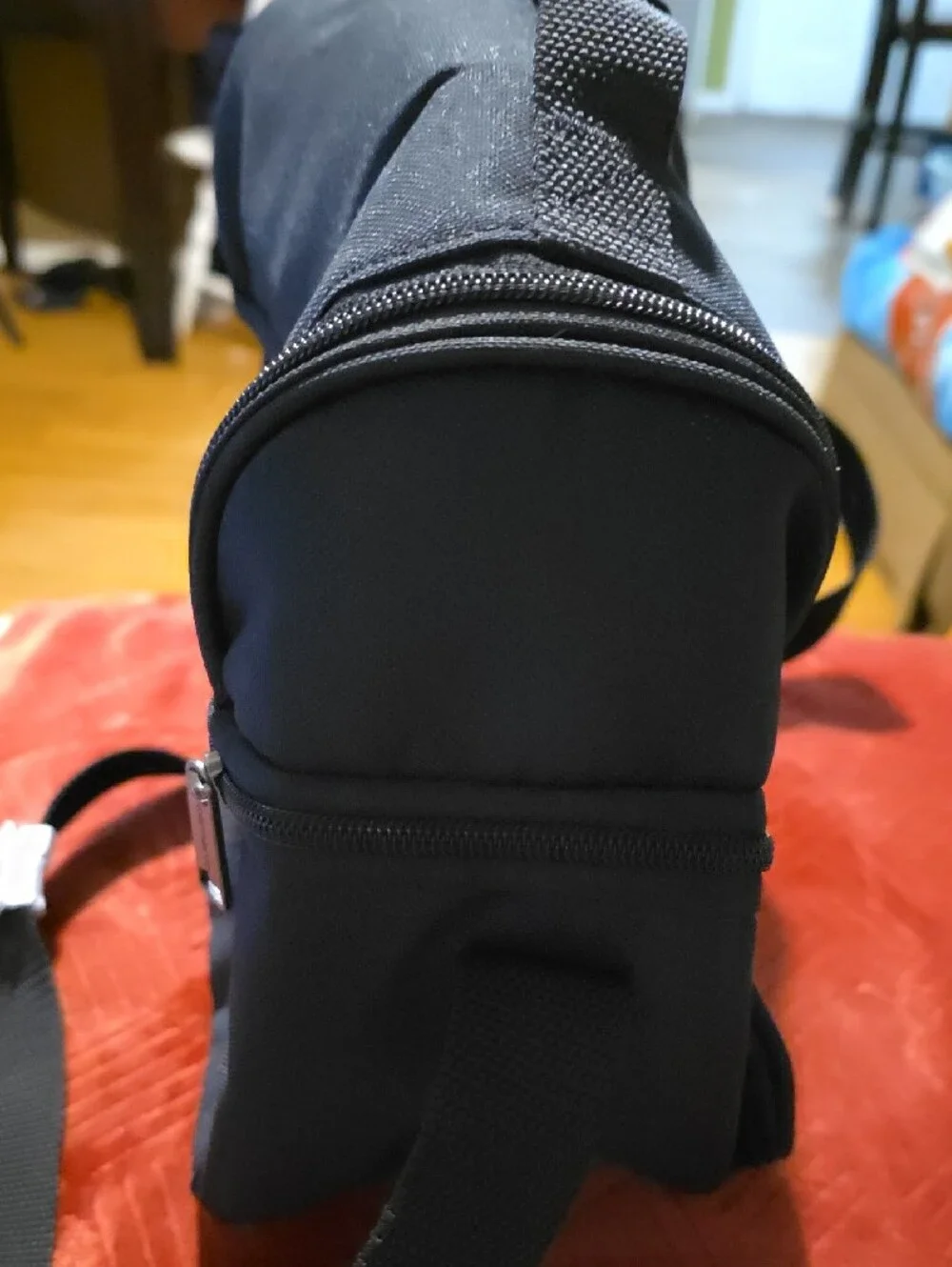 Carhartt Black Lunch/Drink Bag with Yellow Logo